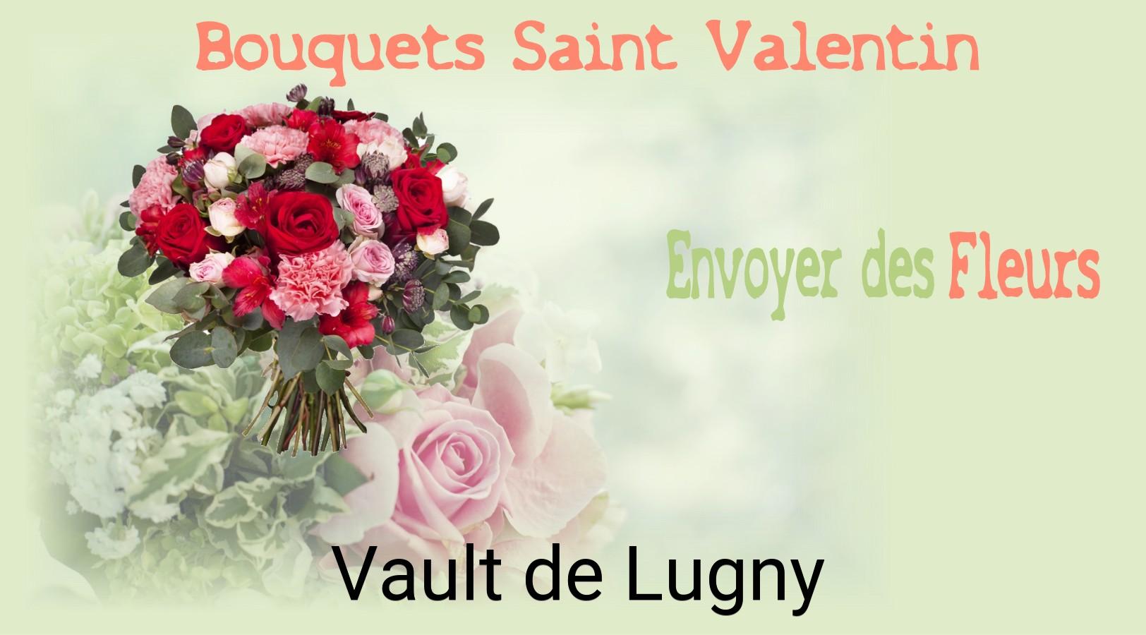 Roses de Saint-Valentin livrées à Vault-de-Lugny